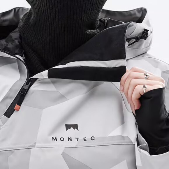Montec - Dune Snowboard Jacket in Snow Camo (gray/white) - Picture 9 of 15